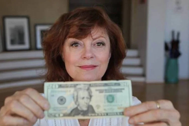 Susan Sarandon, atriz que aderiu à campanha Woman on $20s (Divulgação)