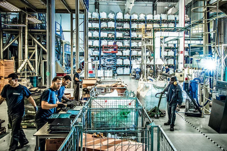
	HP: O desafio era reaproveitar o material de produtos usados na produ&ccedil;&atilde;o
 (Germano Luders/Exame)