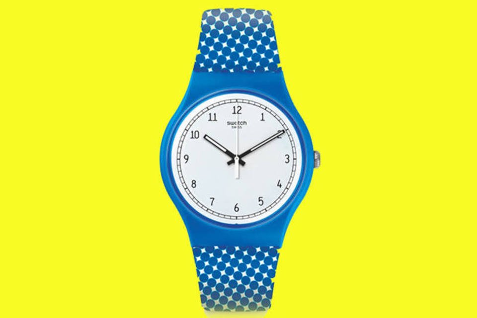 Swatch Bellamy - uma linha de relógios simples, mas com funcionalidade: pagamento sem contato (Divulgação)