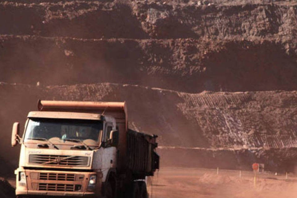 Volume de minério de ferro exportado sobe em agosto