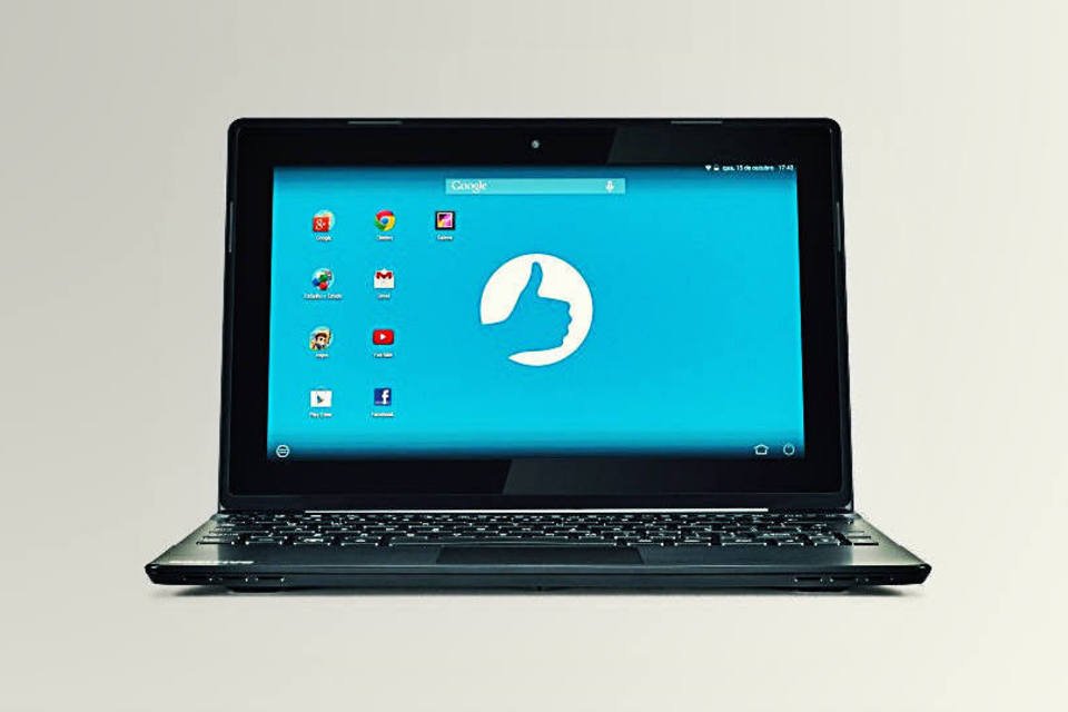 SX1000 é o primeiro notebook da Positivo com sistema Android