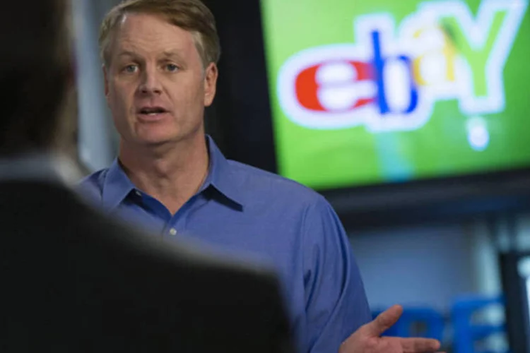 John Donahoe, presidente-executivo do eBay, durante entrevista na sede da companhia em San Jose, na Califórnia (David Paul Morris/Bloomberg)