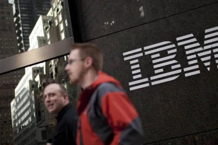 
	IBM: &quot;No terceiro trimestre, continuamos a expandir nossas margens operacionais e lucro por a&ccedil;&atilde;o, mas tivemos queda na receita&quot;, disse presidente da empresa
 (Scott Eells/Bloomberg)