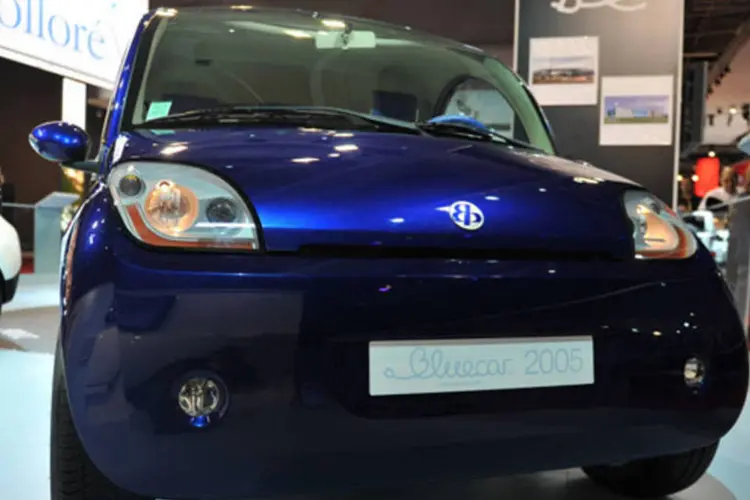 Modelo Pininfarina da Bollore em exposição no Paris Motor Show: Renault deve se unir à companhia para impulsionar presença em carros elétricos (Antoine Antoniol/Bloomberg)