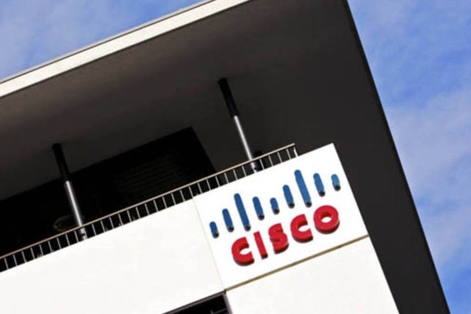 
	Pr&eacute;dio-sede da Cisco: a Jasper produz uma plataforma de software que ajuda a monitorar esses dispositivos quando eles est&atilde;o online.
 (Gianluca Colla/Bloomberg)