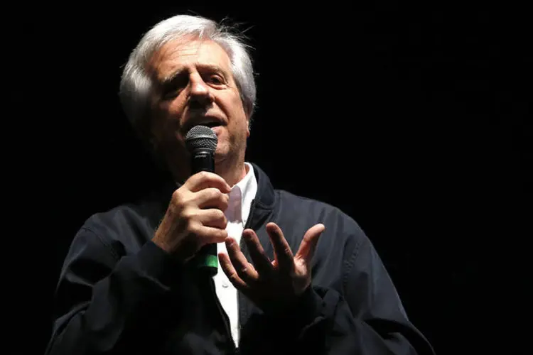 Tabaré Vázquez: pesquisas dão ao governista, médico oncologista que já governou o país, uma vantagem de cerca de 14 pontos (Andres Stapff/Reuters)