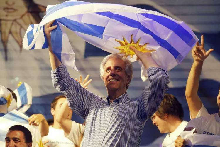 Tabaré Vázquez: presidente do Uruguai foi diagnosticado com um tumor no pulmão (Andres Stapf/Reuters)
