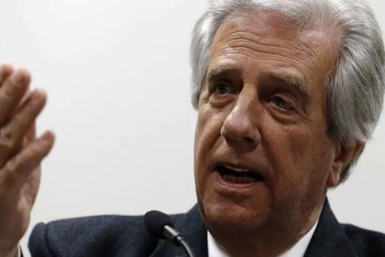 
	Tabar&eacute; V&aacute;zquez: o ex-presidente era apontado como o virtual vencedor das elei&ccedil;&otilde;es presidenciais de domingo que vem
 (Andres Stapff/Reuters)