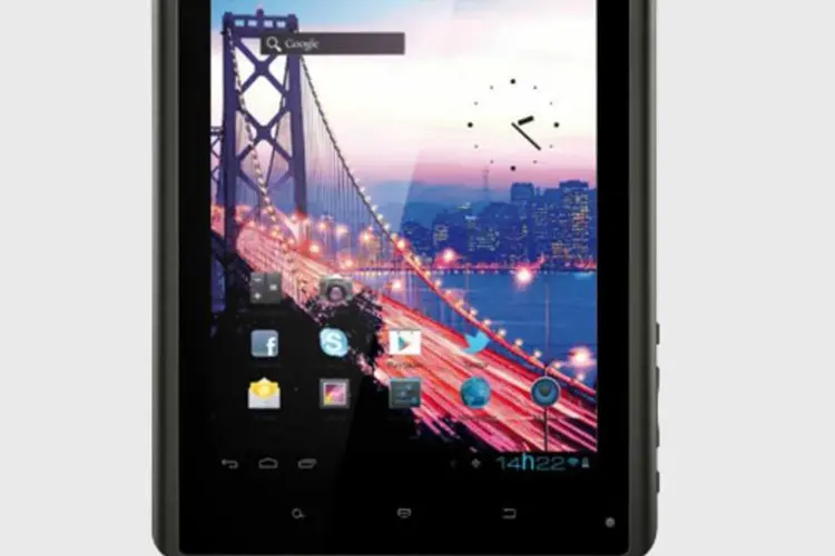 Tablet PC Multilaser Sigma chega ao mercado no final de junho com preço sugerido de R$ 599 (Divulgação)