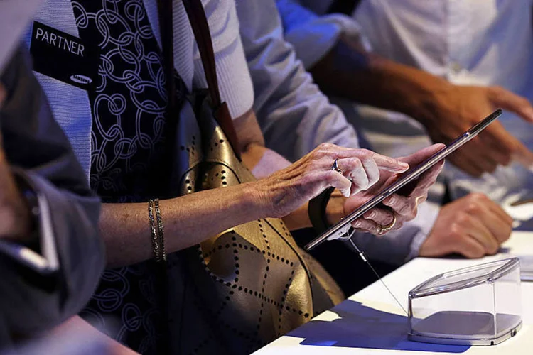 
	Samsung: base de produ&ccedil;&atilde;o no Vietn&atilde;
 (Victor J. Blue/Bloomberg)