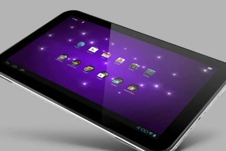 Tablet da Toshiba: companhia espera acelerar o desenvolvimento de produtos híbridos  (Divulgação)