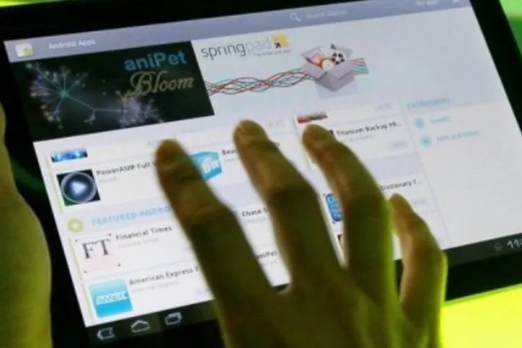 Tablet da Motorola: teto de 800 dólares (AFP/Getty Images/File  Justin Sullivan)