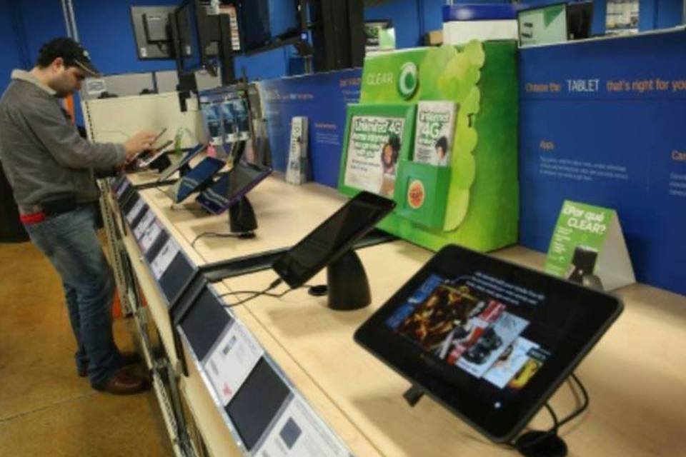 Vendas de tablets caem no mundo, aponta IDC