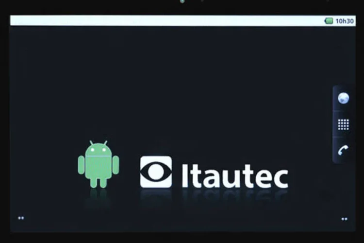 Tablet TabWay, da Itautec, que vai custar entre 1.100 e 1.500 reais e, por enquanto, será vendido apenas para empresas (Divulgação)