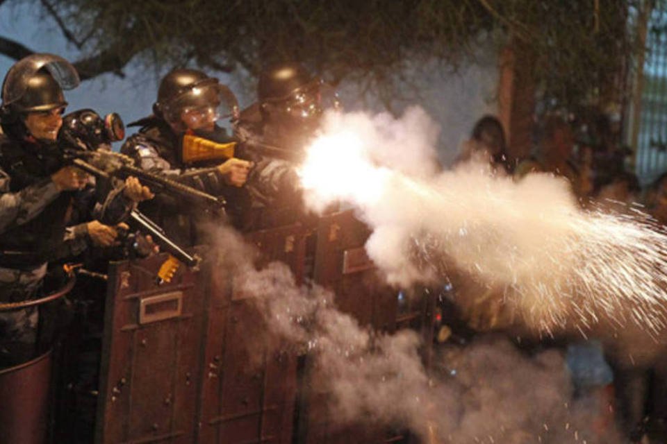 Sete manifestantes são presos durante protesto no Rio
