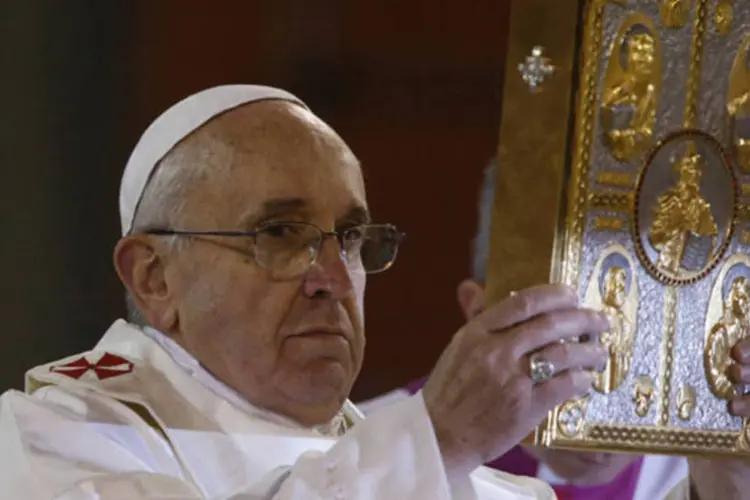 
	Papa Francisco: papa tem declarado seu rep&uacute;dio ao sistema que explora pessoas
 (Stefano Rellandini/Reuters)
