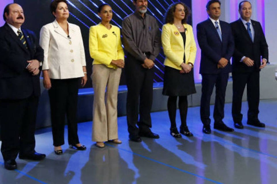 Nas redes sociais, candidatos "nanicos" foram mais citados