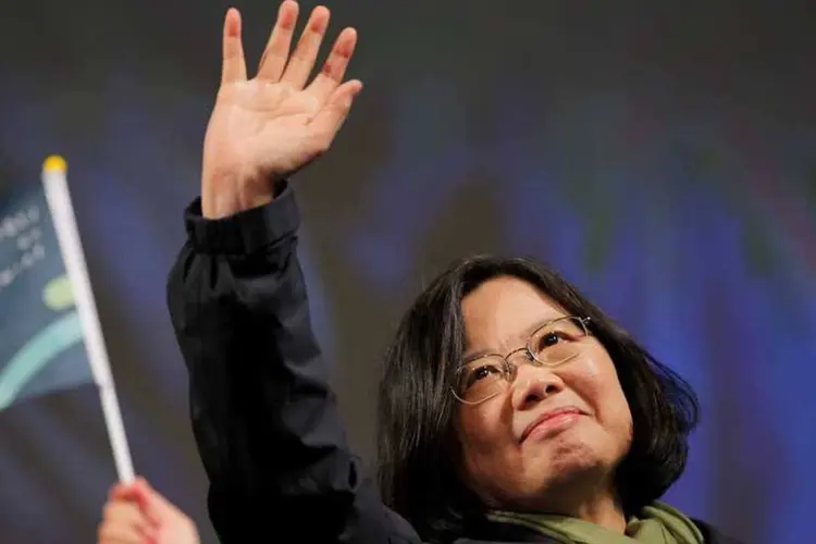 Tsai Ing-wen: "As pessoas relevantes de Taiwan sempre realizam esses truques (REUTERS/Damir Sagolj/Reuters)