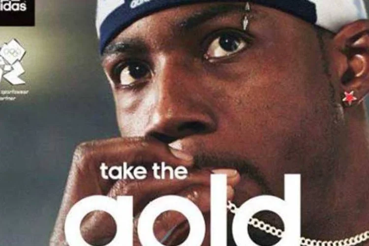 Pôster da campanha "Take the Stage", da Adidas  (Divulgação)