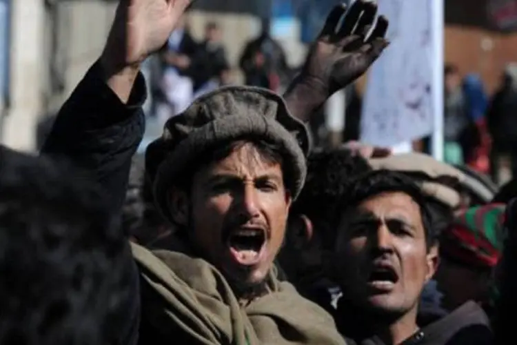 Os talibãs também criticaram que os americanos tenham iniciado 'uma campanha de propaganda infundada' contra o grupo (Shah Marai/AFP)