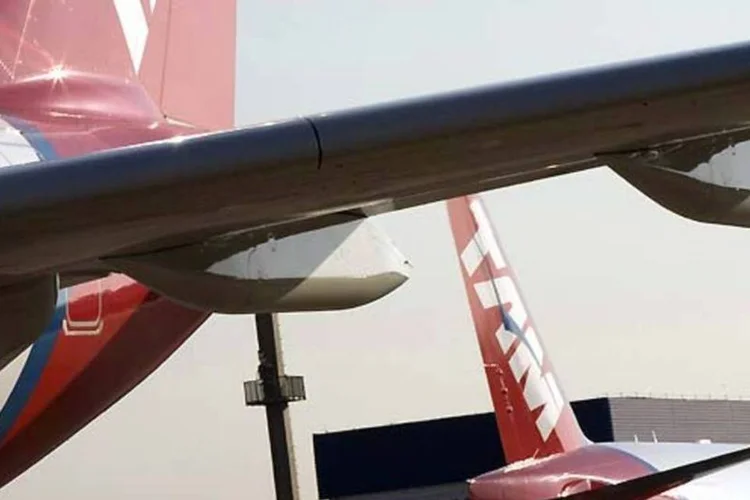 Aviões da TAM: atrasos em mais da metade dos voos domésticos nesta terça (Divulgação)
