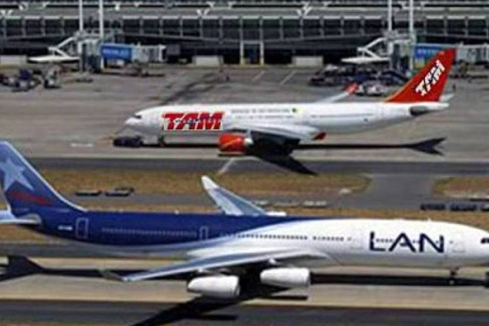 Tráfego de passageiros da Latam Airlines sobe 1,9% em 2014