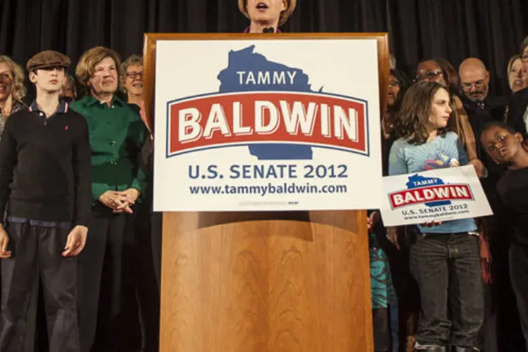 
	A democrata Tammy venceu o republicano Tommy Thomson
 (Sara Stathas/Reuters)