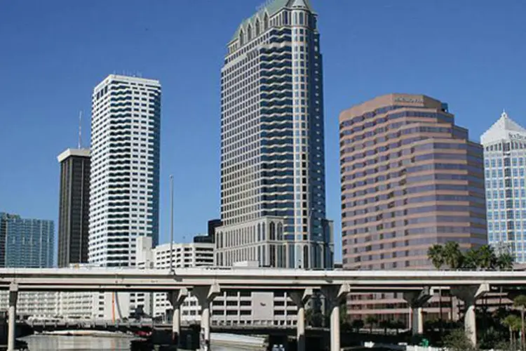 
	Tampa, na Fl&oacute;rida: tempestade prejudicou os planos de feriado na Fl&oacute;rida
 (Wikimedia Commons)