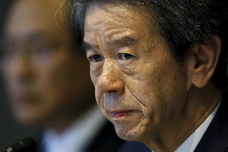 
	Hisao Tanaka: ele e outros diretores deixar&atilde;o seus cargos nesta ter&ccedil;a-feira
 (REUTERS/Toru Hanai)