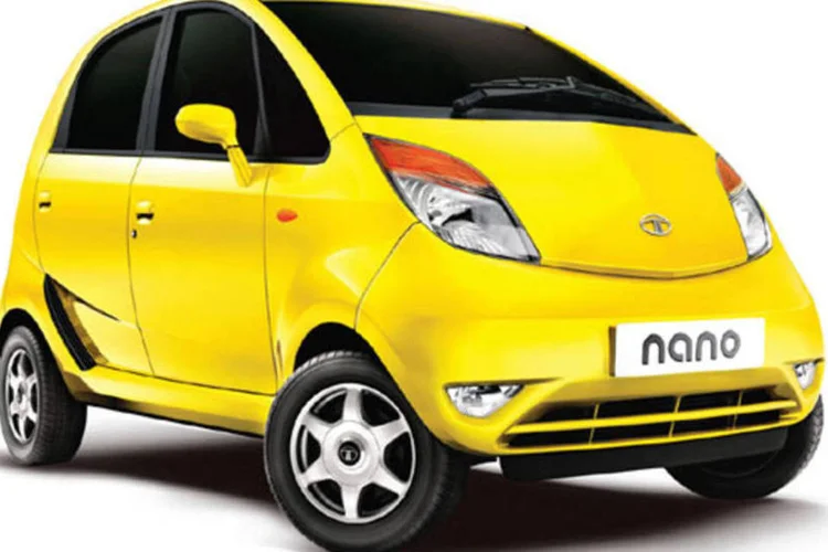 Tata Nano: com preço de 2.500 dólares, carro indiano, lançado em 2009 é o mais barato do mundo (Divulgação)