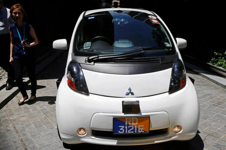 
	T&aacute;xis: o trajeto deve ser reservado mediante um aplicativo para smartphone da empresa que presta o servi&ccedil;o, com sede nos Estados Unidos
 (Edgar Su / Reuters)