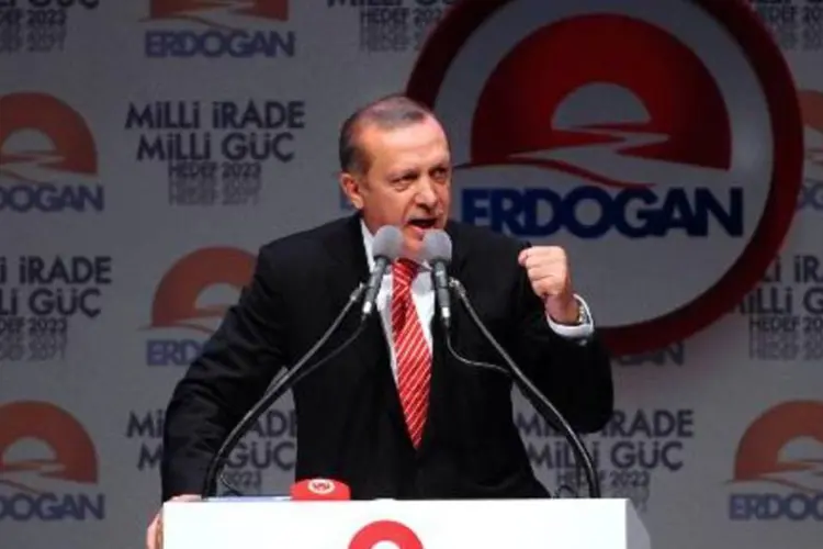 Recep Tayyp Erdogan: eleições turcas serão em 10 de agosto (Ozan Kose/AFP)