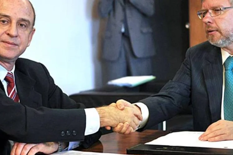 Benjamin Zymler, presidente do TCU, e Marco Maia, presidente da Câmara dos Deputados (Antonio Cruz/ABr)