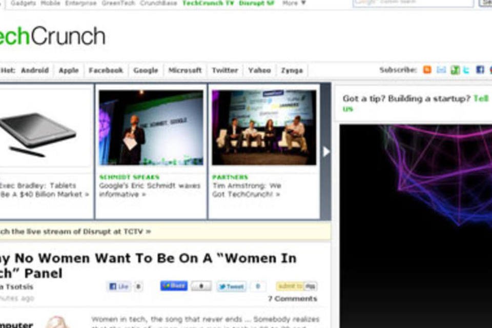 AOL compra blog de tecnologia TechCrunch