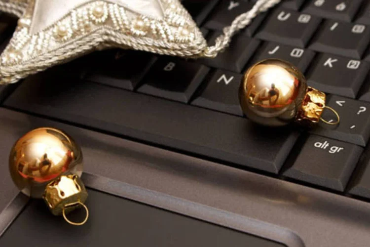Teclado de computador no Natal (Dreamstime.com)