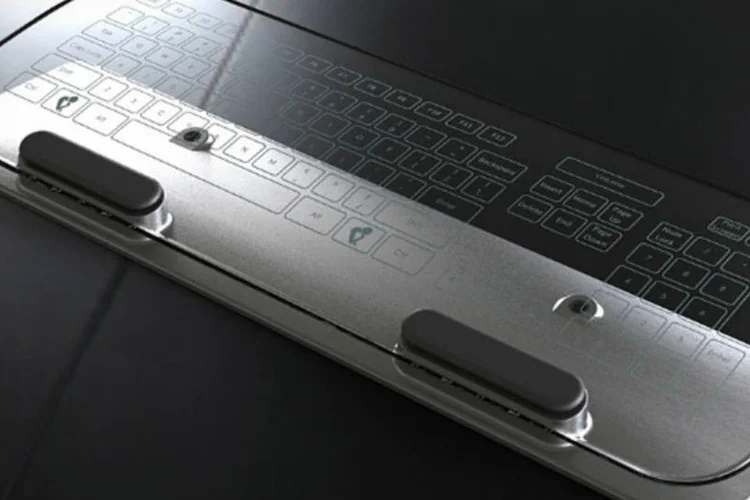 Teclado de vidro touch (Divulgação)