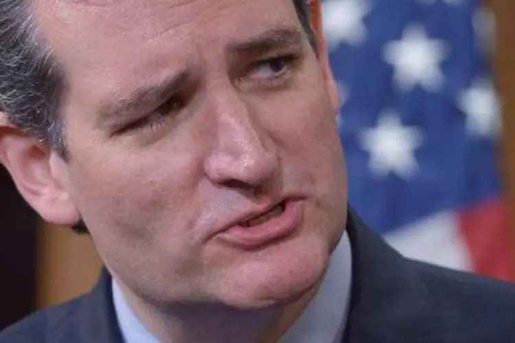 O republicano Ted Cruz foi eleito para o Senado em 2012: "eu estou concorrendo à presidência e espero conquistar o seu apoio!", disse no Twitter (Mandel Ngan/AFP)