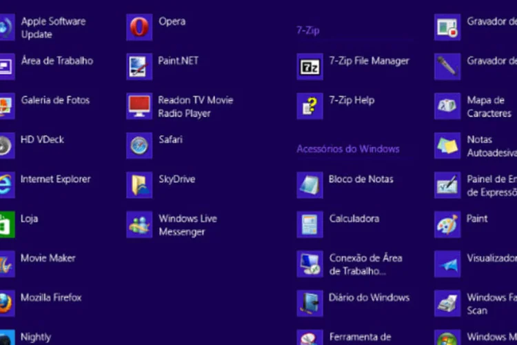 
	Tela de computador exibe aplicativos (apps) para web: a maior incid&ecirc;ncia de vulnerabilidades foi encontrada no com&eacute;rcio eletr&ocirc;nico
 (Reprodução)
