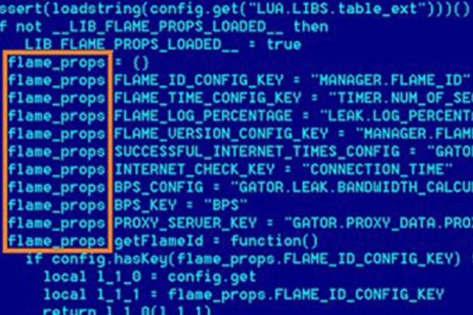 O vírus Flame estaria vinculado ao Stuxnet