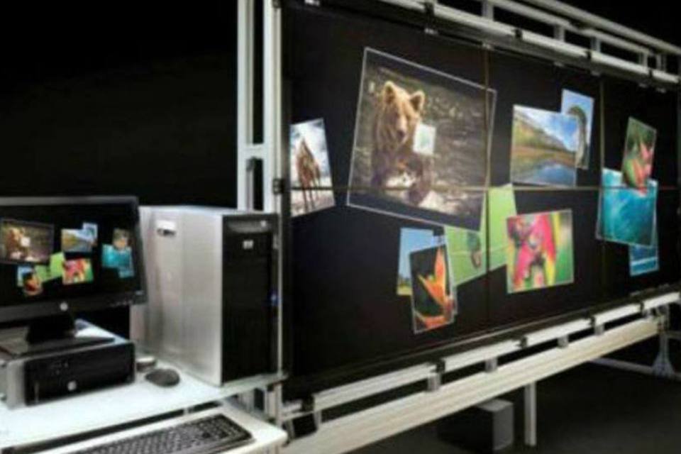 HP lança display touchscreen de 132 polegadas