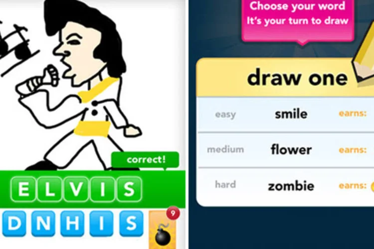 Draw Something: das15 milhões de pessoas que jogavam o game todos os dias, apenas 10 milhões continuam com o hábito. (Reprodução)