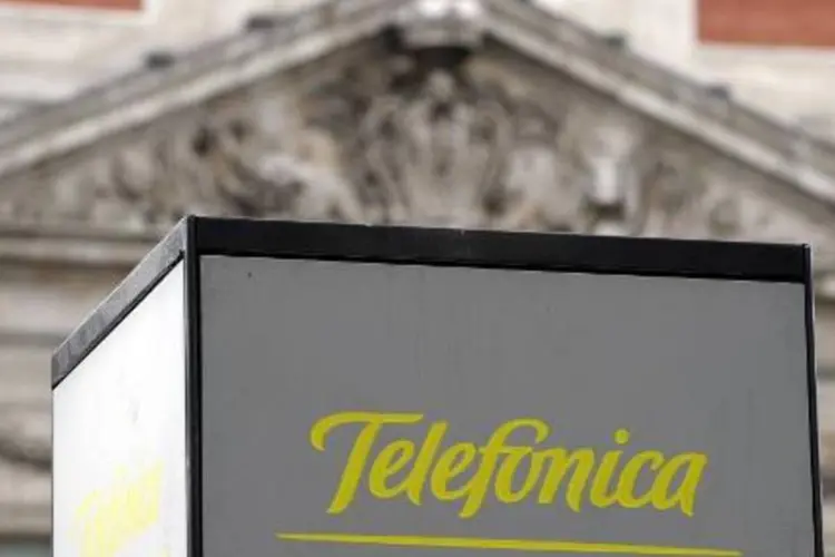 
	Telef&ocirc;nica: a companhia disse esperar que as vendas cres&ccedil;am mais de 7% neste ano e mais de 5% em 2016
 (Dominique Faget/AFP)