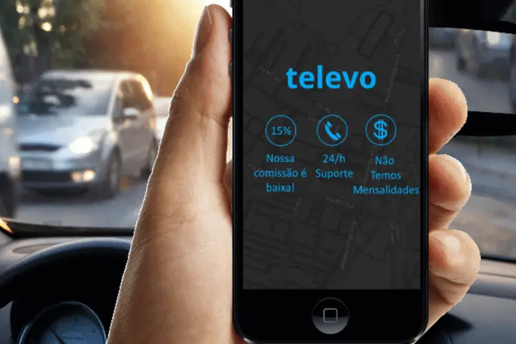 Televo: app tem preços baixos para transporte de passageiros (Reprodução/Televo)