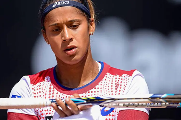 
	A tenista Teliana Pereira: a esportista conta como est&aacute; encarando esta nova fase da carreira, e o inesperado ass&eacute;dio da torcida
 (Buda Mendes/Getty Images)