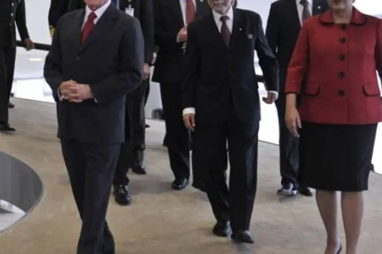 
	Michel Temer &eacute; vice-presidente do Brasil, com Dilma Rousseff
 (Renato Araujo/ABr)