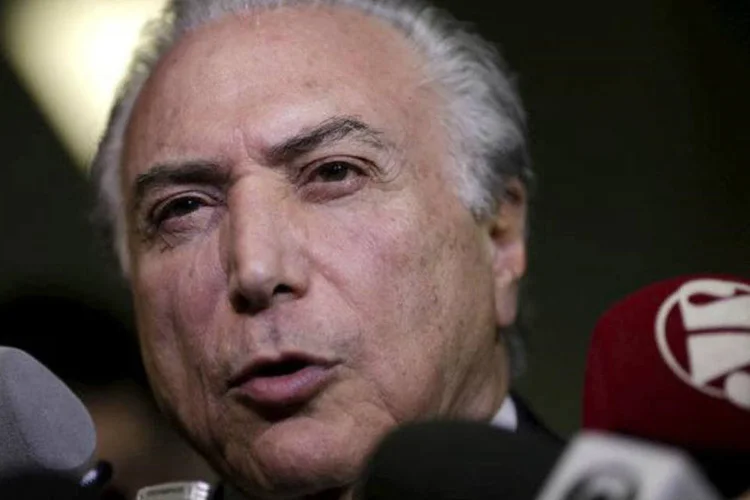 
	Michel Temer: em grava&ccedil;&atilde;o da conversa, Delc&iacute;dio do Amaral diz que vice-presidente teria conversado com o ministro Gilmar Mendes
 (Ueslei Marcelino/Reuters)