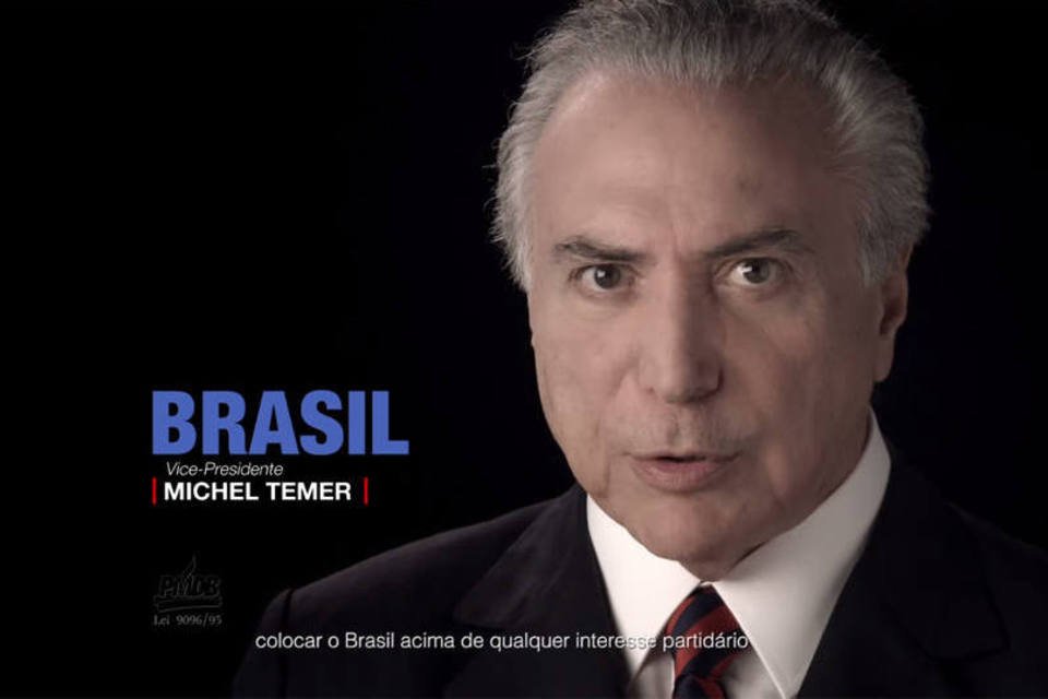 Brasileiro não deve pagar a conta por erros, diz PMDB na TV