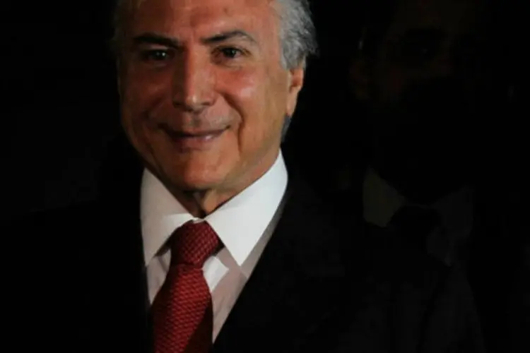 
	Michel Temer: vice-presidente elogiou o trabalho do ex-ministro Antonio Patriota, que ficou dois anos e oito meses no comando da diplomacia brasileira
 (Antonio Cruz/ABr)