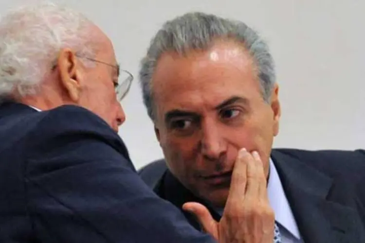 O vice-presidente, Michel Temer: seu comportamento deixa Dilma intrigada (AGÊNCIA BRASIL)