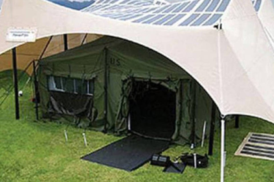 Exército americano testa tendas equipadas com células fotovoltaicas
